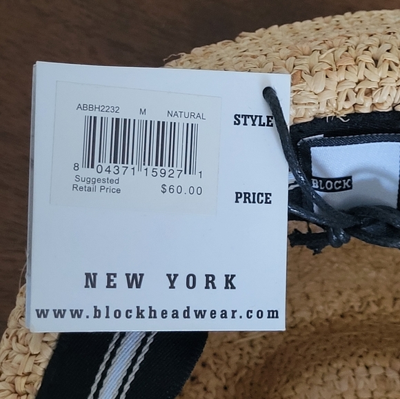 Block Headwear Men's Fedora Trilby Medium NWT Vintage - Picture 11 of 14